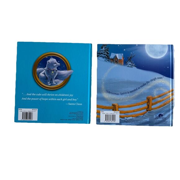 Set of 2 Elf on the Shelf Elf Pets Books Reindeer & Arctic Fox Hardcover Xmas - Picture 3 of 3